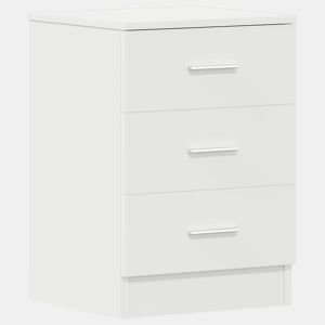 Mesa De Cabeceira - Mesinha De Cabeceira 38x35x56 cm derivados de madeira branco