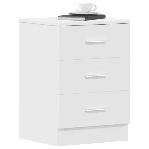Mesa De Cabeceira - Mesinha De Cabeceira 38x35x56 cm derivados de madeira branco