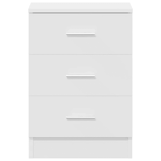 Mesa De Cabeceira - Mesinha De Cabeceira 38x35x56 cm derivados de madeira branco