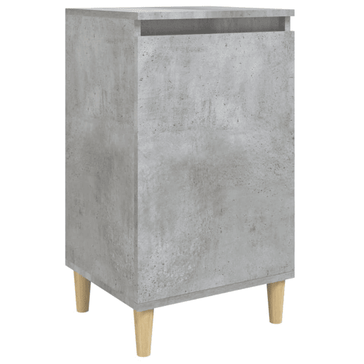 Mesa De Cabeceira - Mesinha De Cabeceira 40x35x70 cm derivados madeira cinza cimento