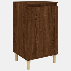 Mesa De Cabeceira Mesinha De Cabeceira - 40x35x70 cm derivados madeira carvalho castanho