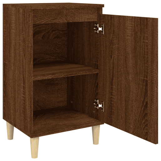 Mesa De Cabeceira Mesinha De Cabeceira - 40x35x70 cm derivados madeira carvalho castanho