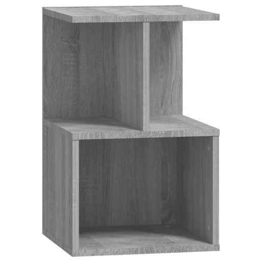 Mesa De Cabeceira Mesinha De Cabeceira - 35x35x55 cm derivados de madeira cinzento sonoma