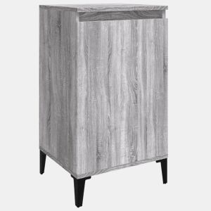Mesa De Cabeceira - Mesinha De Cabeceira 40x35x70 cm derivados madeira cinza sonoma
