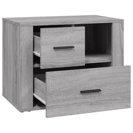 Mesa De Cabeceira - Mesinha De Cabeceira 60x36x45 cm derivados madeira cinzento sonoma