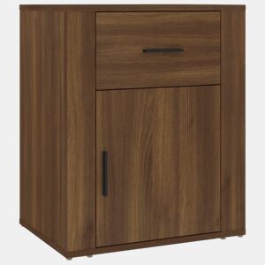 Mesa De Cabeceira Mesinha De Cabeceira - 50x36x60 cm derivados madeira carvalho castanho