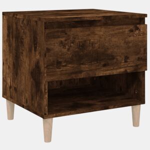Mesa De Cabeceira - Mesinha De Cabeceira 50x46x50 cm derivados madeira carvalho fumado