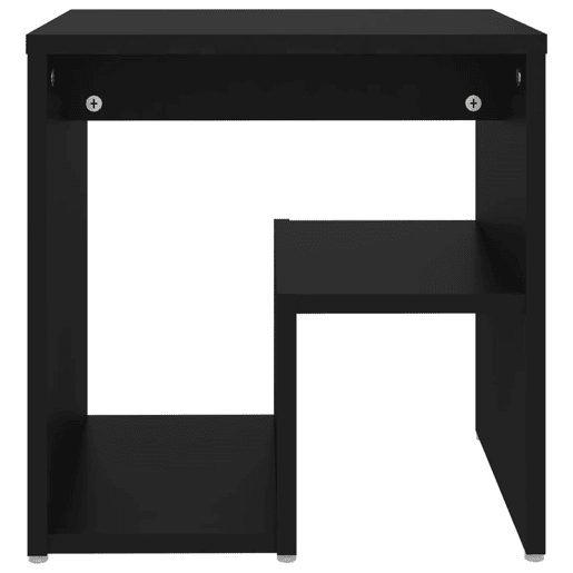 Mesa De Cabeceira - Mesinha De Cabeceira 40x30x40 cm derivados de madeira preto