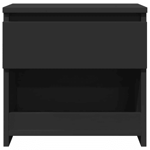 Mesa De Cabeceira - Mesinha De Cabeceira 40x30x39 cm contraplacado preto