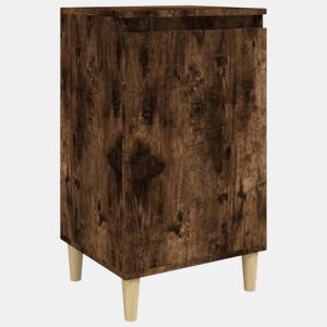 Mesa De Cabeceira Mesinha De Cabeceira - 40x35x70 cm derivados madeira carvalho fumado