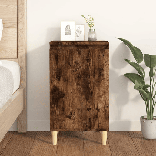 Mesa De Cabeceira Mesinha De Cabeceira - 40x35x70 cm derivados madeira carvalho fumado