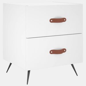 Mesa De Cabeceira - Mesinha De Cabeceira 40x35x47,5 cm derivados de madeira branco