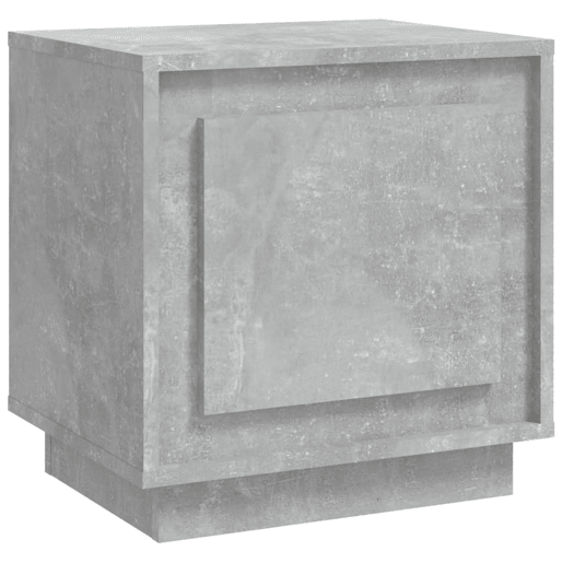 Mesa De Cabeceira - Mesinha De Cabeceira 44x35x45 cm derivados madeira cinza cimento