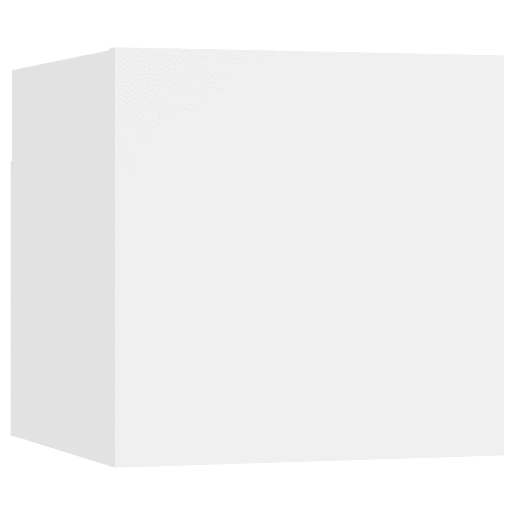 Mesa De Cabeceira - Mesinha De Cabeceira 30,5x30x30 cm derivados de madeira branco