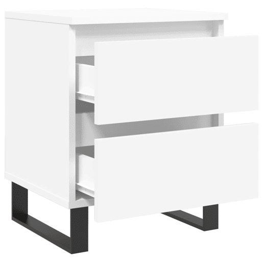 Mesa De Cabeceira - Mesinha De Cabeceira 40x35x50 cm derivados de madeira branco