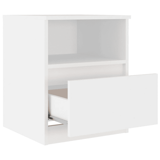 Mesa De Cabeceira - Mesinha De Cabeceira 40x40x50 cm derivados de madeira branco