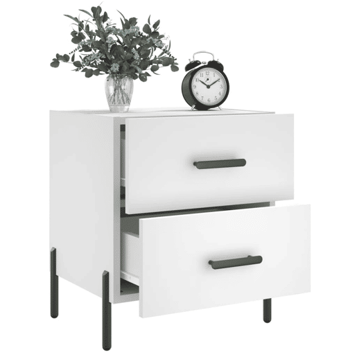 Mesa De Cabeceira - Mesinha De Cabeceira 40x35x47,5 cm derivados de madeira branco