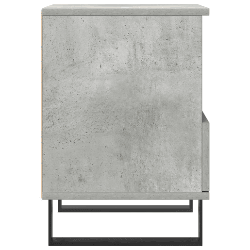 Mesa De Cabeceira - Mesinha De Cabeceira 40x35x50cm derivados madeira cinzento cimento