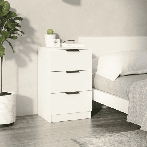 Mesa De Cabeceira - Mesinha De Cabeceira 40x36x65 cm branco