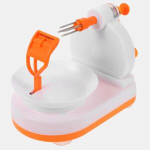 Descascador de frutas em plástico ABS laranja e branco