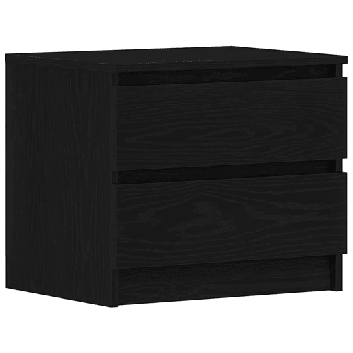 Mesa De Cabeceira - Mesinha De Cabeceira Carvalho preto 50 x 40 x 43.5 cm