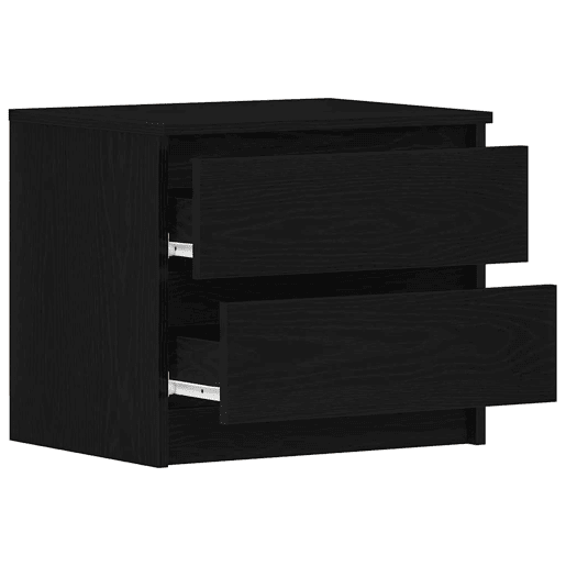 Mesa De Cabeceira - Mesinha De Cabeceira Carvalho preto 50 x 40 x 43.5 cm