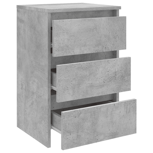 Mesa De Cabeceira - Mesinha De Cabeceira derivados de madeira cinzento cimento