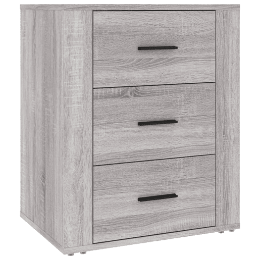 Mesa De Cabeceira Mesinha De Cabeceira - 50x36x60 cm derivados madeira cinzento sonoma