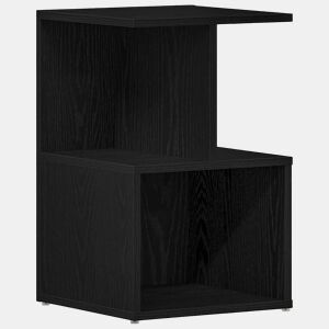 Mesa De Cabeceira - Mesinha De Cabeceira Carvalho preto 35 x 35 x 55 cm