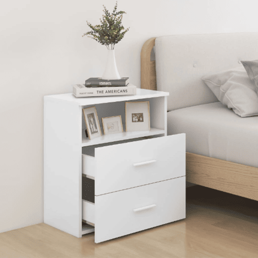 Mesa De Cabeceira - Mesinha De Cabeceira 50x32x60 cm branco