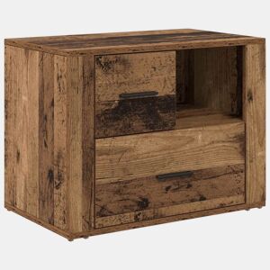 Mesa De Cabeceira - Mesinha De Cabeceira com gaveta Madeira antiga 60 x 36 x 45 cm