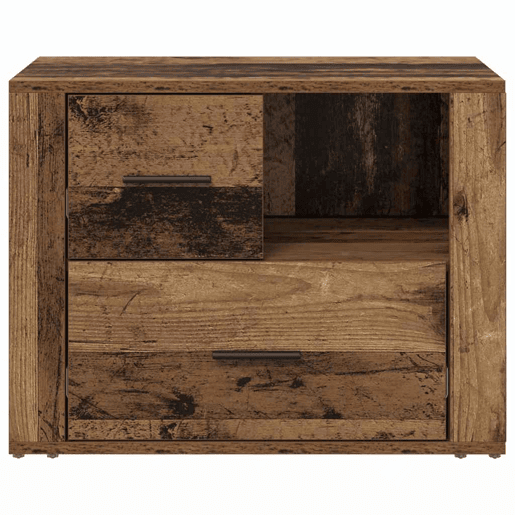 Mesa De Cabeceira - Mesinha De Cabeceira com gaveta Madeira antiga 60 x 36 x 45 cm
