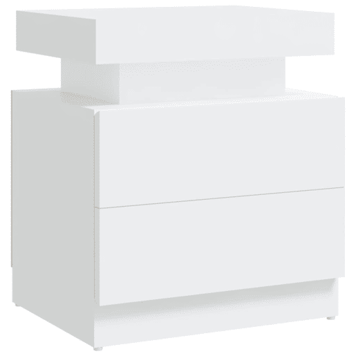 Mesa De Cabeceira - Mesinha De Cabeceira derivados de madeira branco