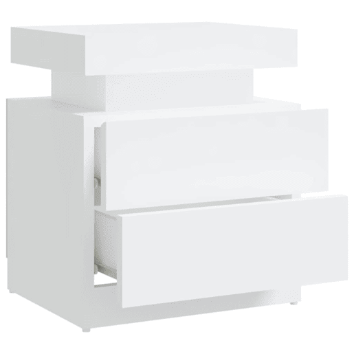 Mesa De Cabeceira - Mesinha De Cabeceira derivados de madeira branco