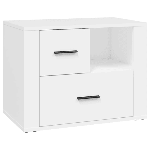 Mesa De Cabeceira - Mesinha De Cabeceira 60x36x45 cm derivados de madeira branco