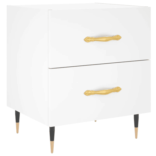Mesa De Cabeceira - Mesinha De Cabeceira 40x35x47,5 cm derivados de madeira branco