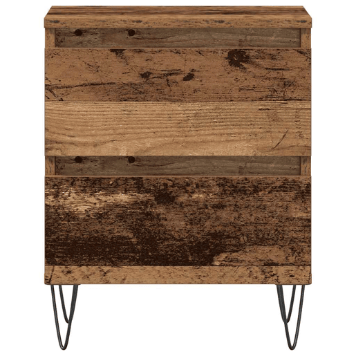 Mesa De Cabeceira - Mesinha De Cabeceira com gaveta Madeira antiga 40 x 35 x 50 cm
