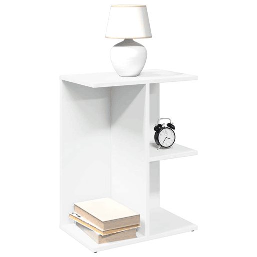 Mesa De Cabeceira Mesinha De Cabeceira - 46,5x29x61cm derivados madeira branco