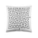 ICEHOME - Funda de Cojin Estampado - Sin Relleno - LABERINTH ICEHOME - Funda de Cojin Estampado - Sin Relleno - LABERINTH Blanco