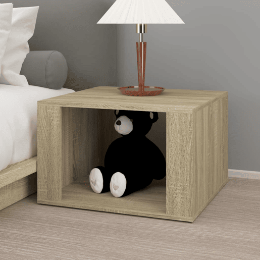 Mesa De Cabeceira - Mesinha De Cabeceira 57x55x36 cm derivados madeira carvalho sonoma