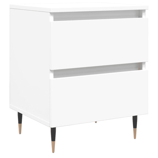 Mesa De Cabeceira - Mesinha De Cabeceira 40x35x50 cm derivados de madeira branco