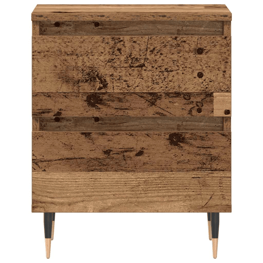 Mesa De Cabeceira - Mesinha De Cabeceira com gaveta Madeira antiga 40 x 35 x 50 cm