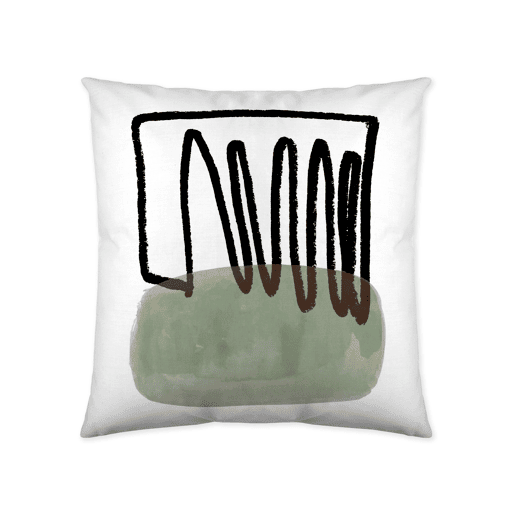 ICEHOME - Capa de Almofada Estampada - Sem Enchimento - 60x60 Cm - Algodão Extra Macio - TRAZO ICEHOME - Capa de Almofada Estampada - Sem Enchimento - 60x60 Cm - Algodão Extra Macio - TRAZO