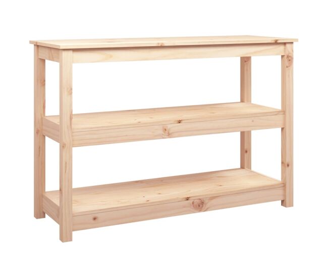 Mesa consola - mesa de entrada madera maciza de pino 110x40x74 cm