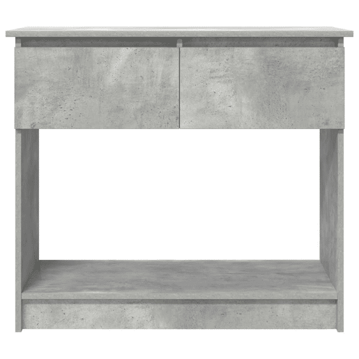 Mesa Consola - Mesa De Entrada com gavetas 85,5x38,5x74,5 cm cinzento cimento