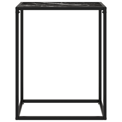 Mesa Consola - Mesa De Entrada 60x35x75 cm vidro temperado preto
