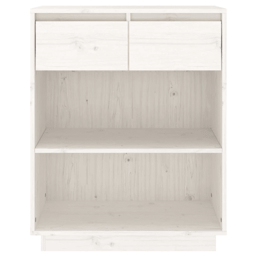 Mesa Consola - Mesa De Entrada 60x34x75 cm pinho maciço branco