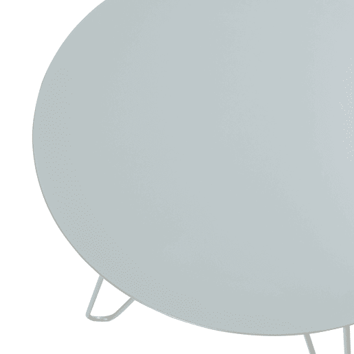 Mesa de apoio Nopimi redonda metal 45xØ43 cm Cinzento mate en.casa