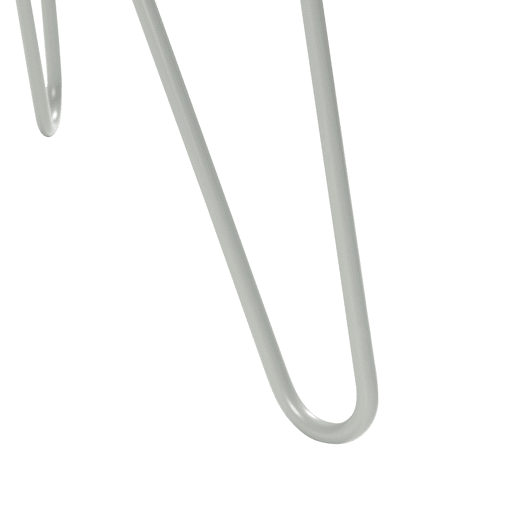 Mesa de apoio Nopimi redonda metal 45xØ43 cm Cinzento mate en.casa