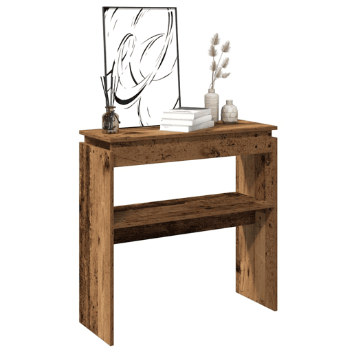 Mesa Consola - Mesa De Entrada 80x30x80 cm derivados de madeira madeira velha